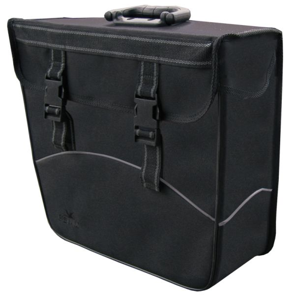 Greenlands fietstas links 20 liter 37x33x14 cm - zwart