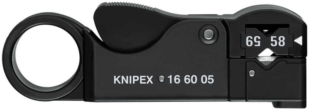 Knipex coax-afstriptang 16 60 05 sb kabelstrip- ontmantelingsgereedschap