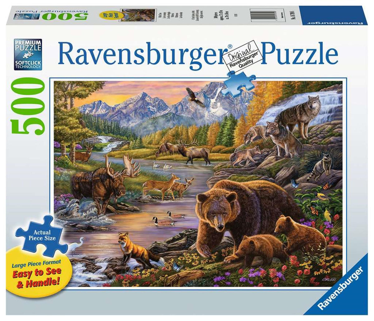 Ravensburger puzzel wildernis - legpuzzel - 500 stukjes