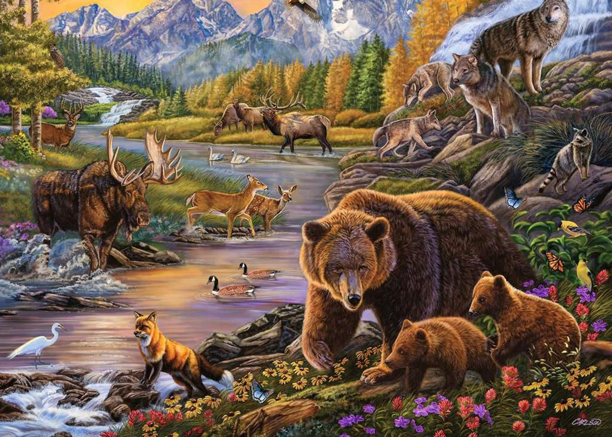 Ravensburger puzzel wildernis - legpuzzel - 500 stukjes