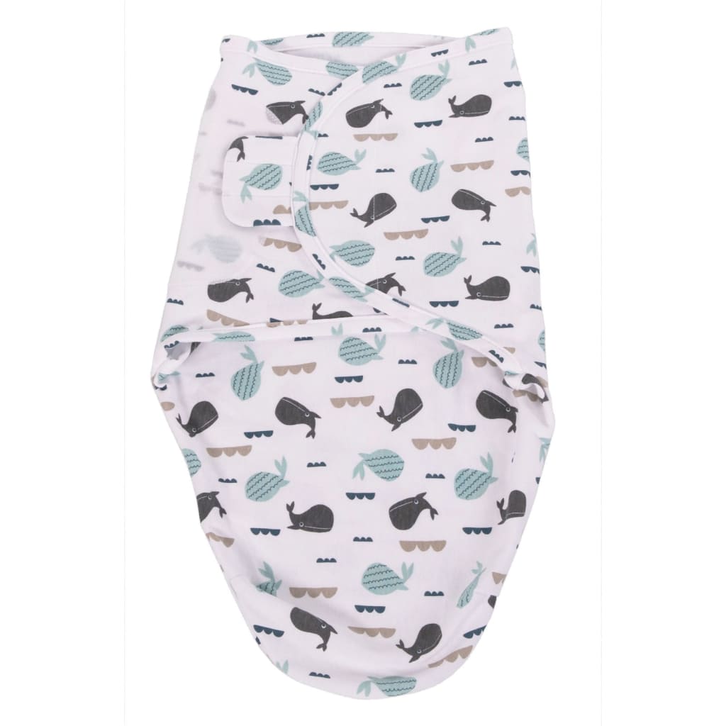 Bo Jungle Bo Wikkeldekken walvissenprint S