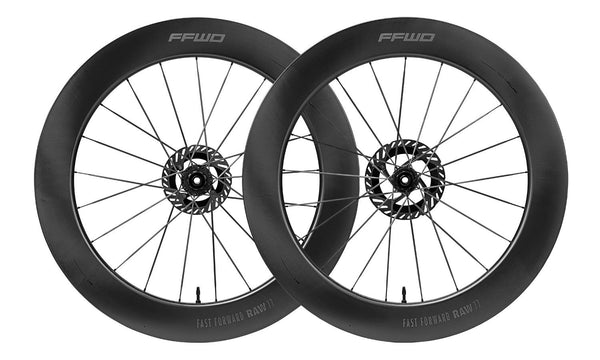 Shimano ffwd wielset raw77 fcc 77mm 2:1 ceramicspeed 12sp mat zwart