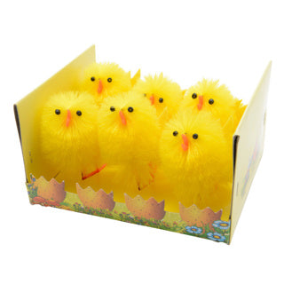 Paas kip chenille 6 stuks | 6 stuks