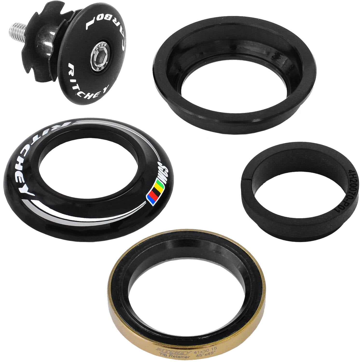 Ritchey - wcs perspassing balhoofd bovenste 7.3mm topkap zwart