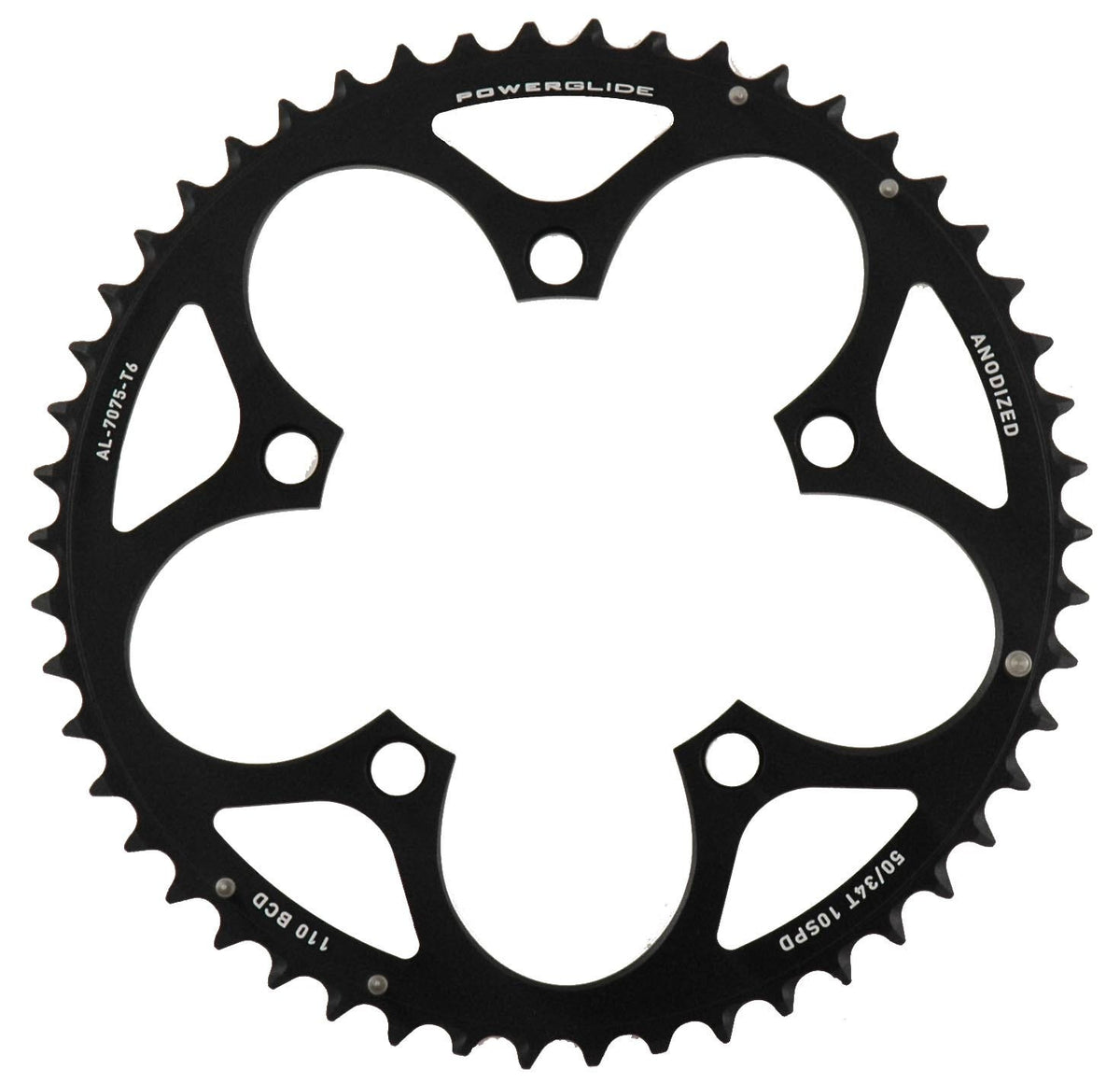 Sram kettingblad 50t 110bcd tbv 50-34 zwart