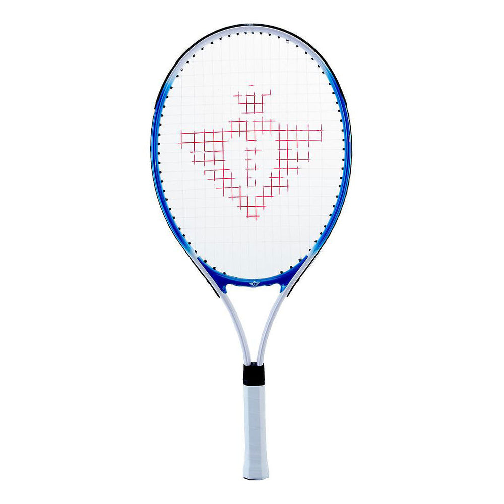 Engelhart tennisracket met hoes en 2 ballen - blauw