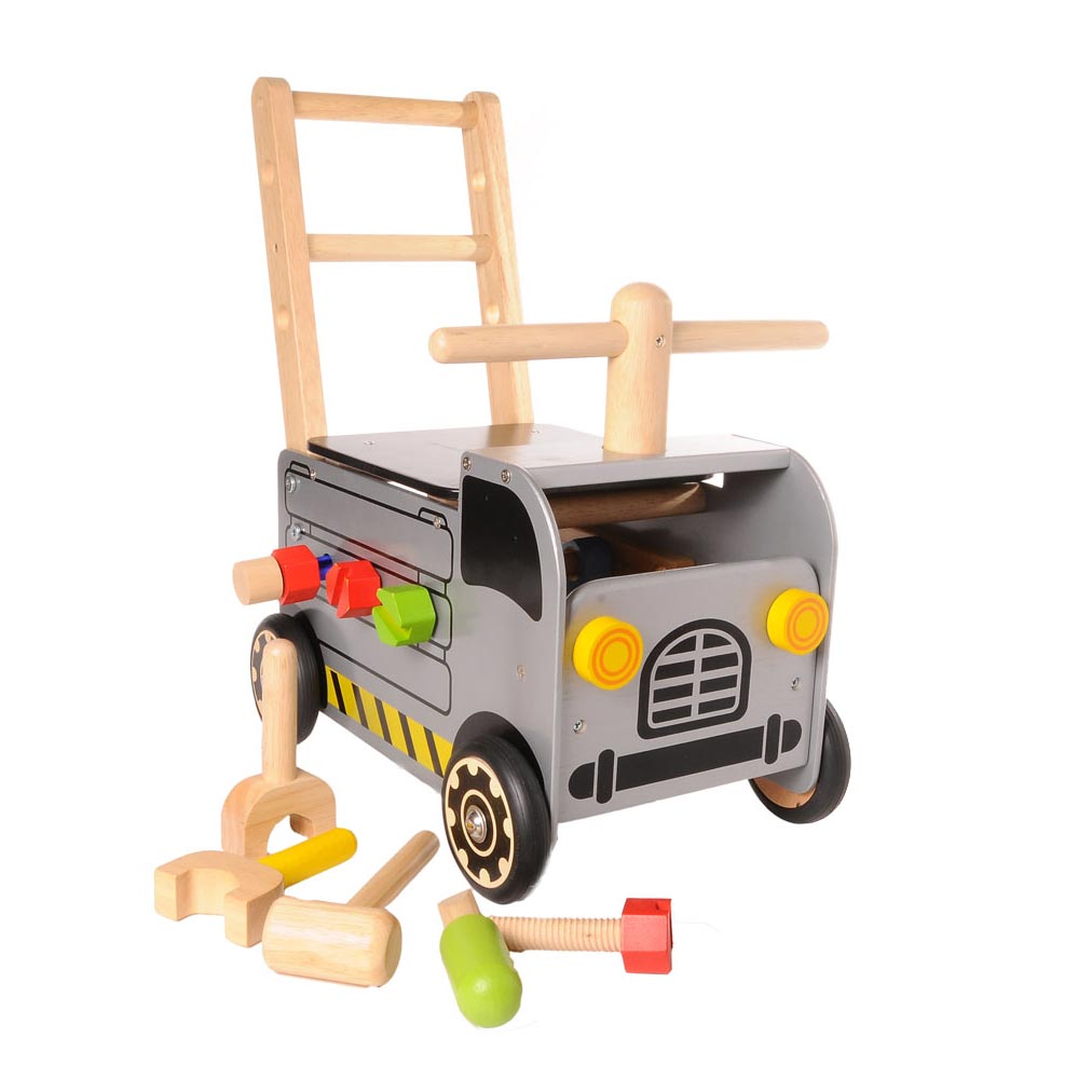 I'm toy loop- en duwwagen constructie