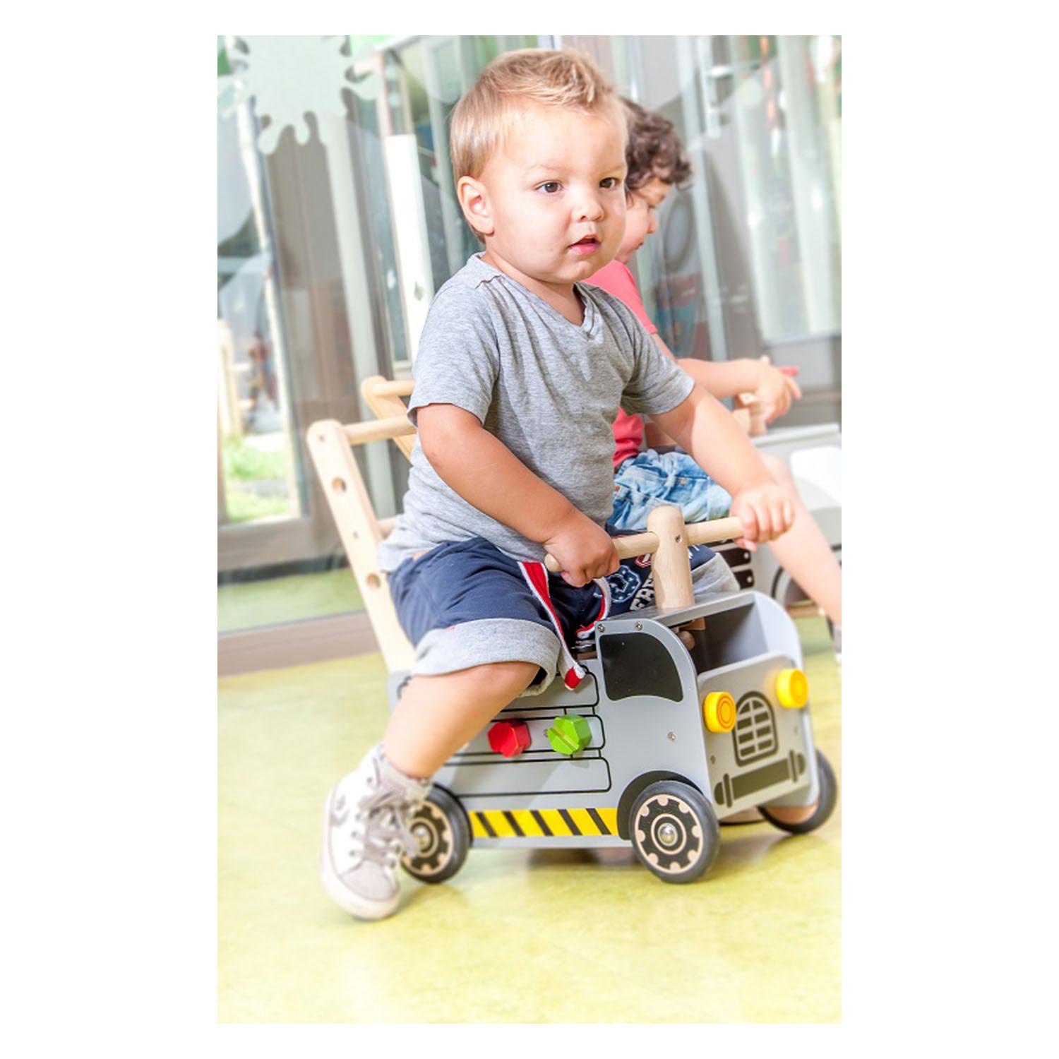 I'm toy loop- en duwwagen constructie