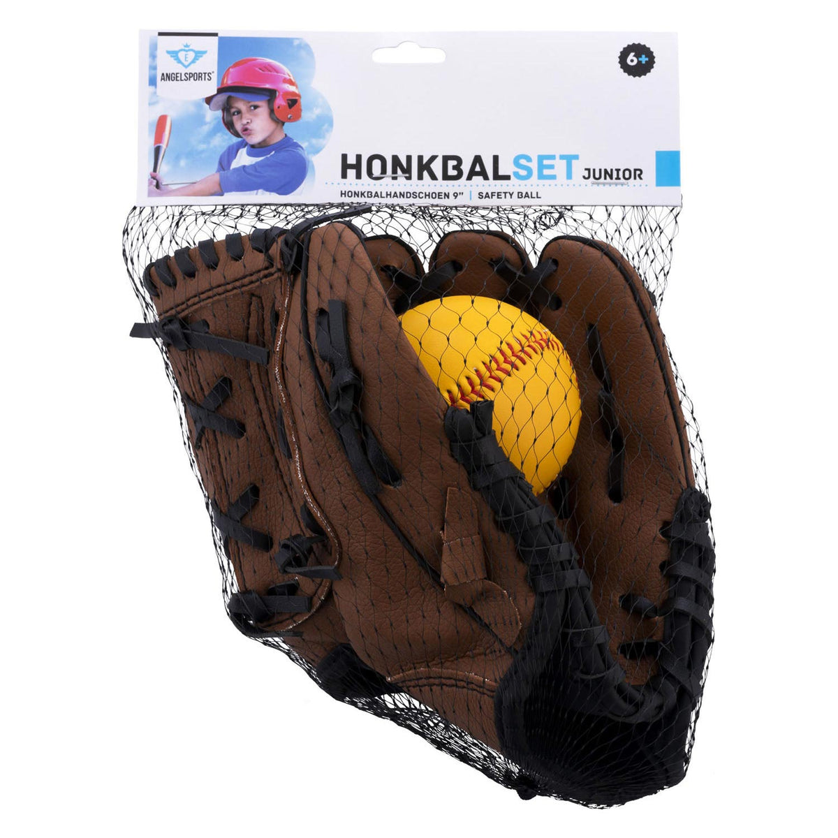 Angel sports honkbalset kunstleder
