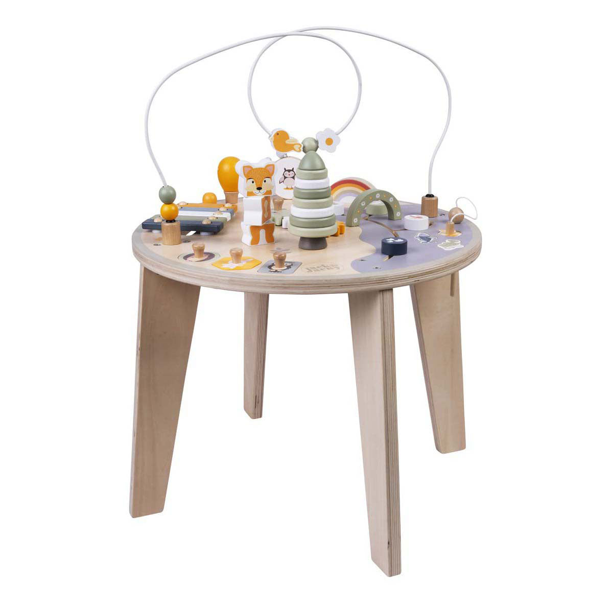 Houten activiteiten speeltafel jack jacky