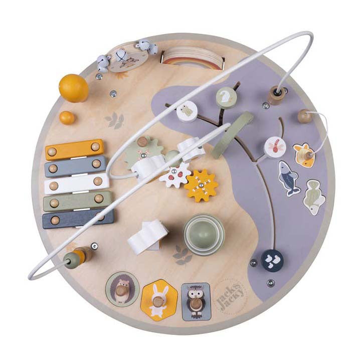 Houten activiteiten speeltafel jack jacky