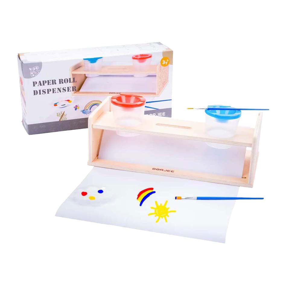 Houten papierrolhouder