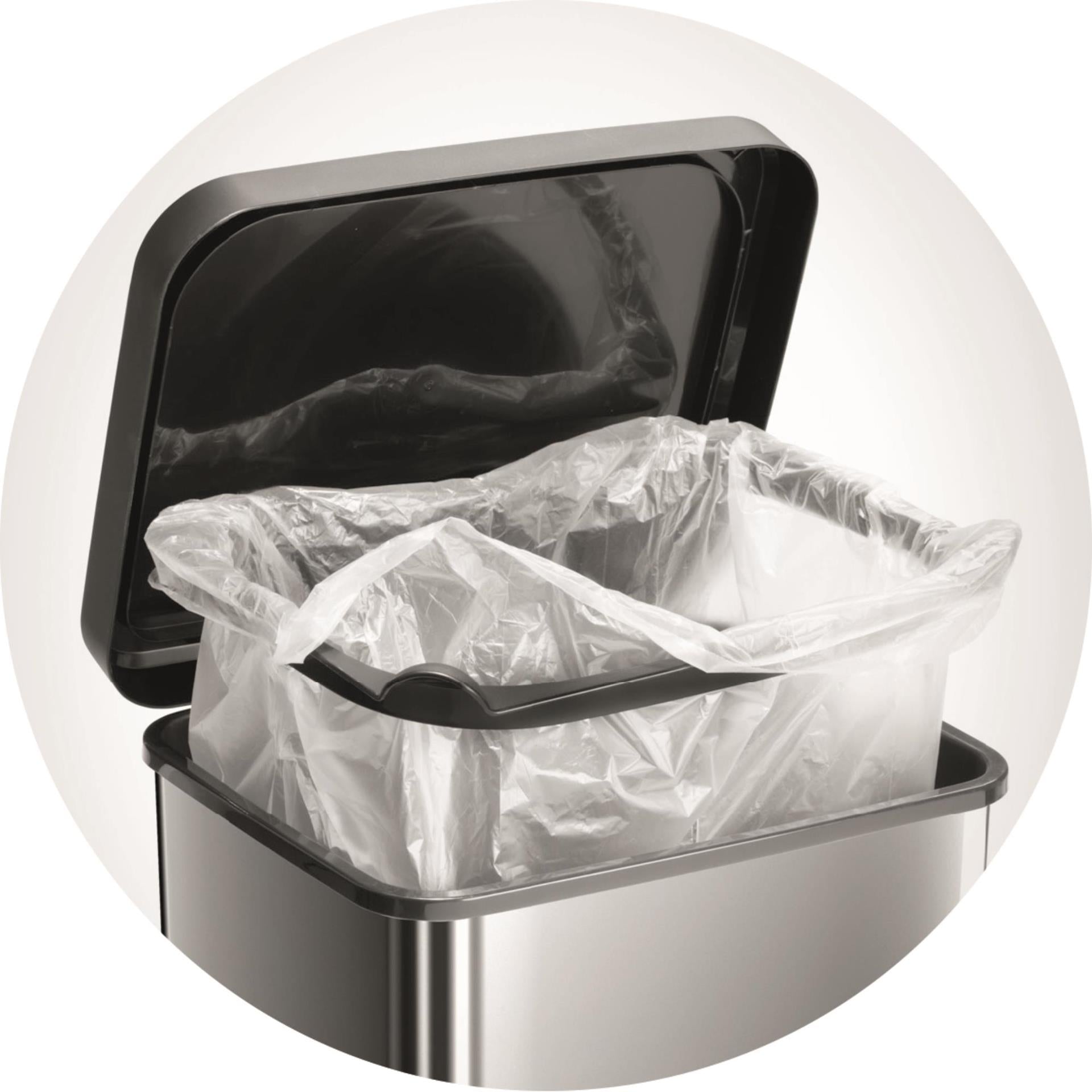 Rotho paso pedaalemmer 20l zilver