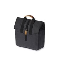 Basil Urban Dry Shopper - waterdichte fietstas, unisex, houtskool melee