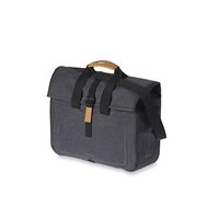 Basil Urban Dry Business Bag - waterdichte fietsschoudertas, 20L inhoud, houtskool melee