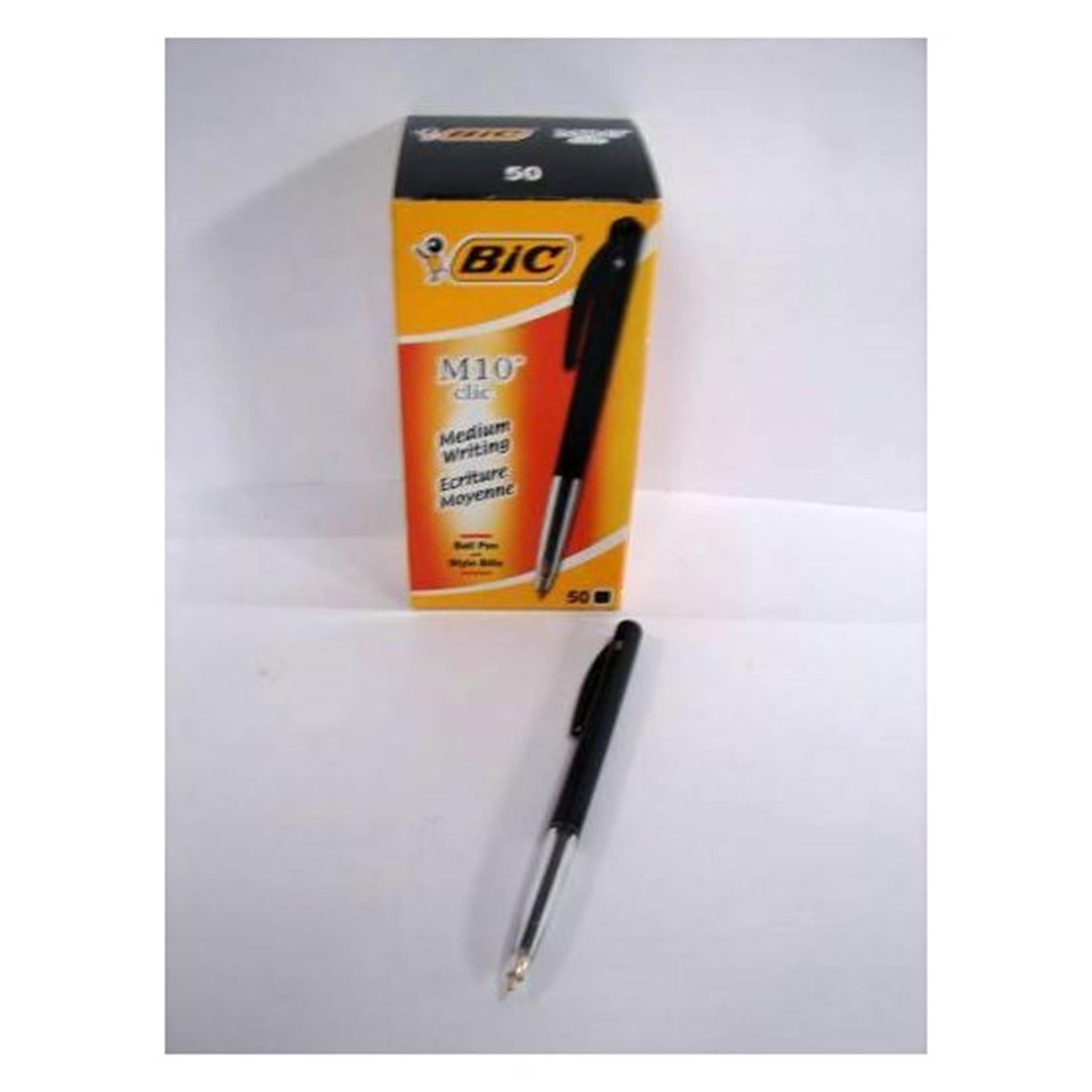 Bic doos 50 pennen m10 zwart