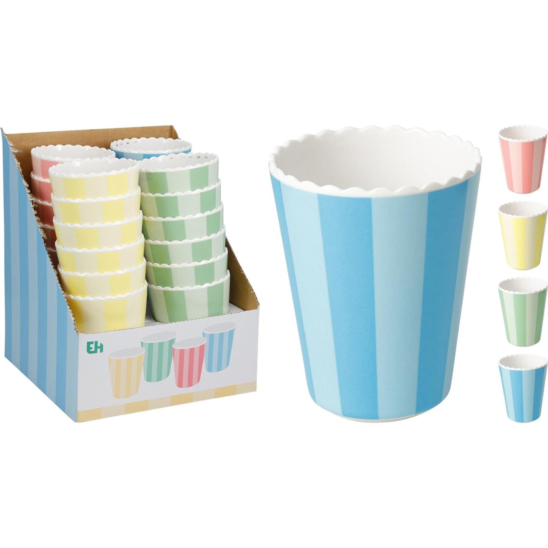 Excellent houseware beker melamine ø8xh10cm