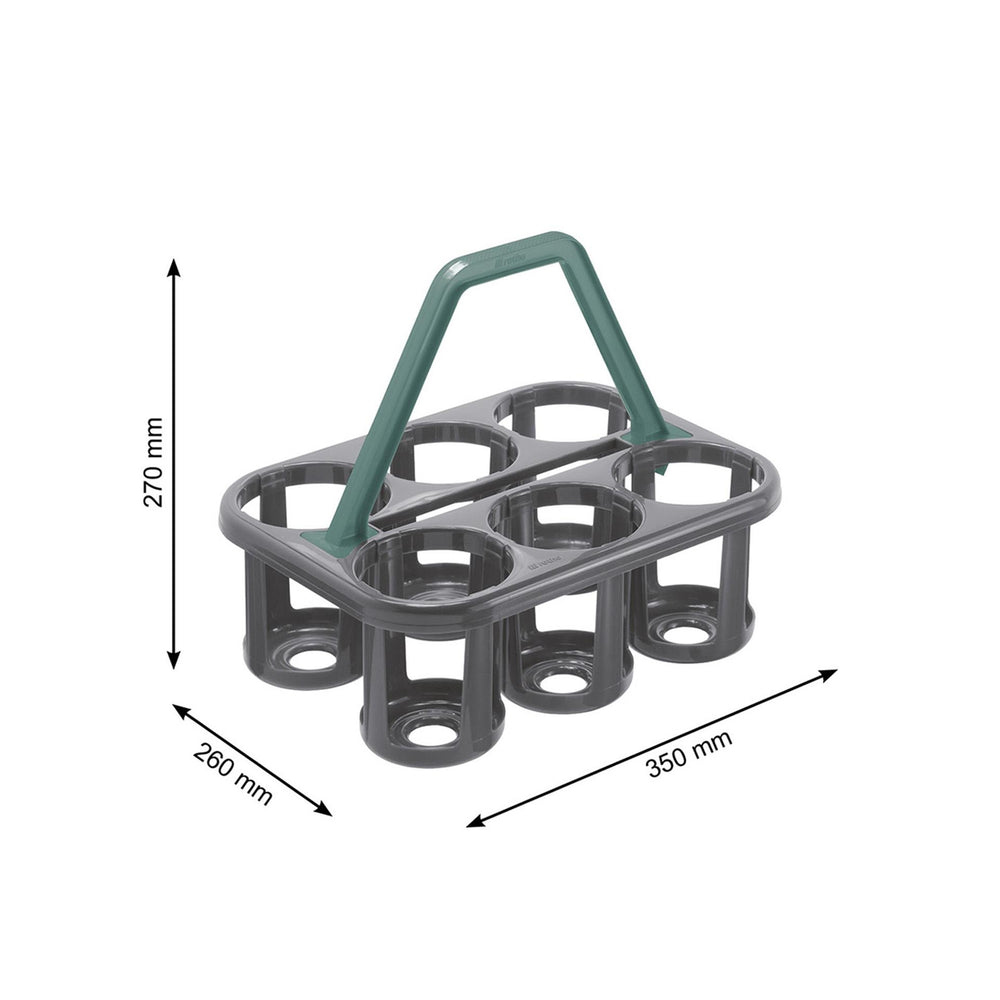 Rotho flessenhouder basic - antraciet