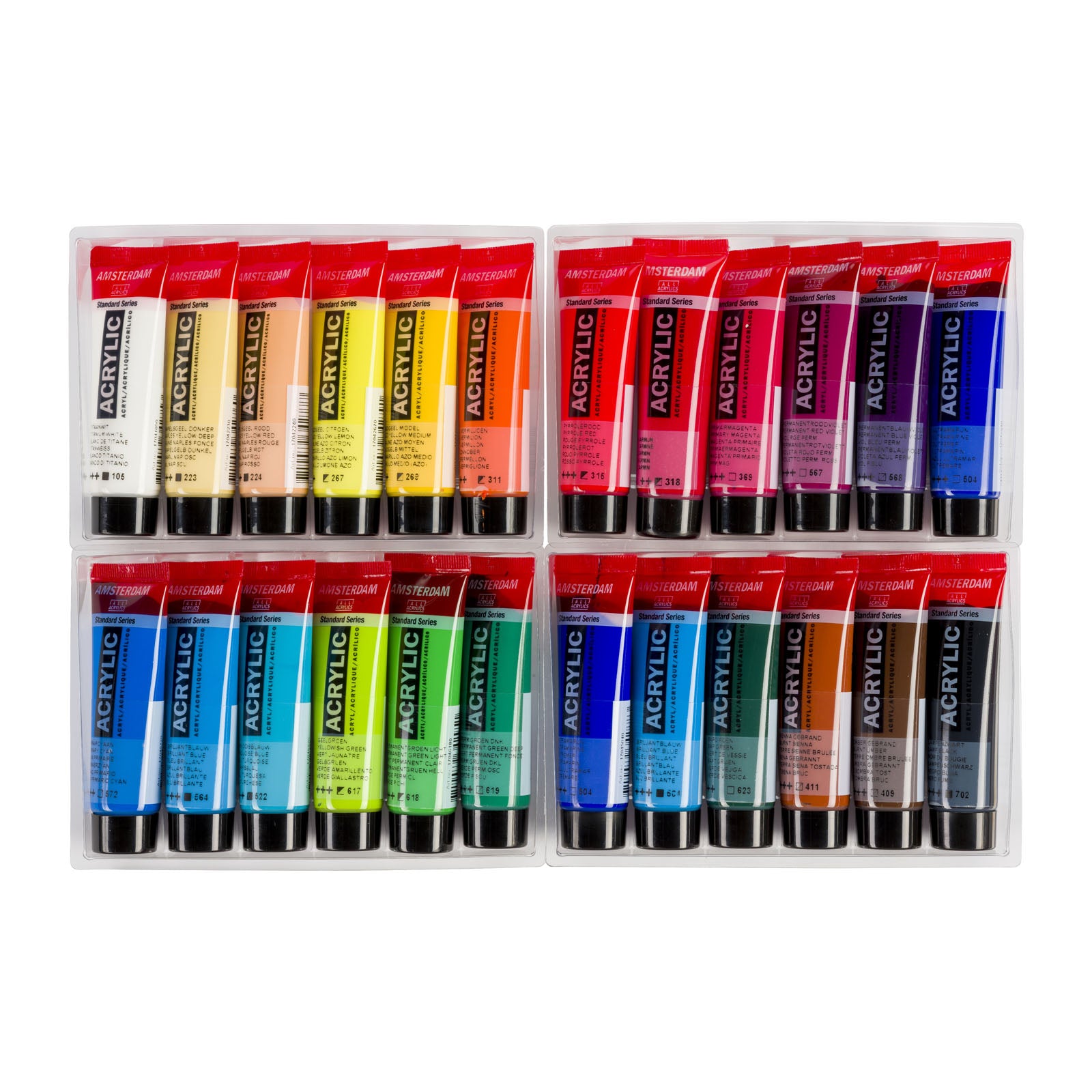 Amsterdam Acrylverf Standaard Set, 24dlg.