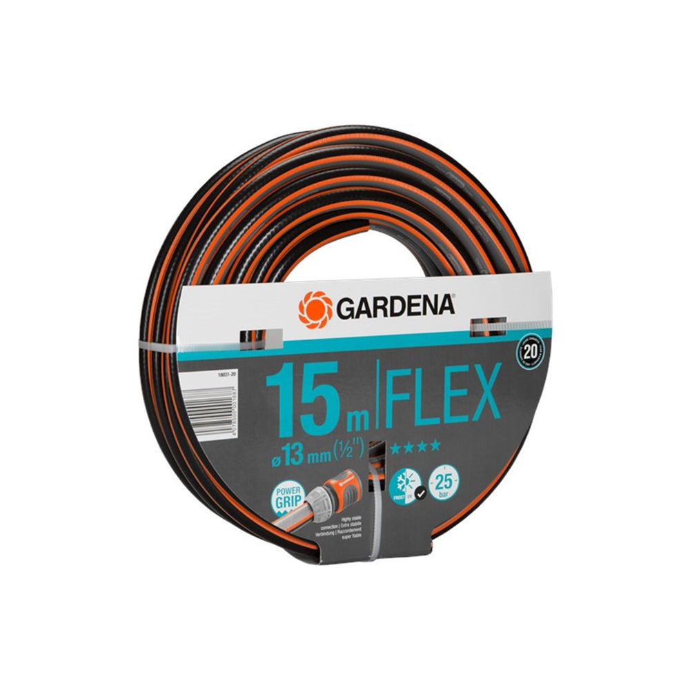 Gardena comfort flex slang 13 mm (1 2 ) (zwart oranje, 18031-20, 15 m)