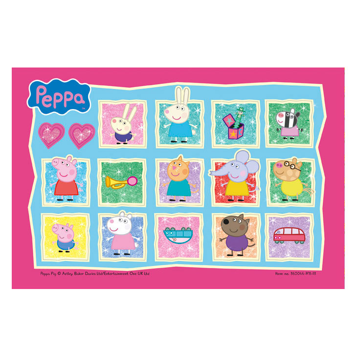 Bambolino toys peppa pig stickerset