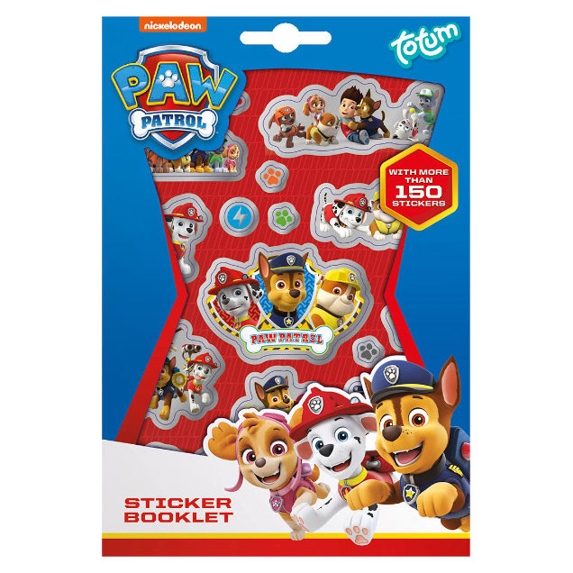 Totum pootpatrouille stickervel, 4st.