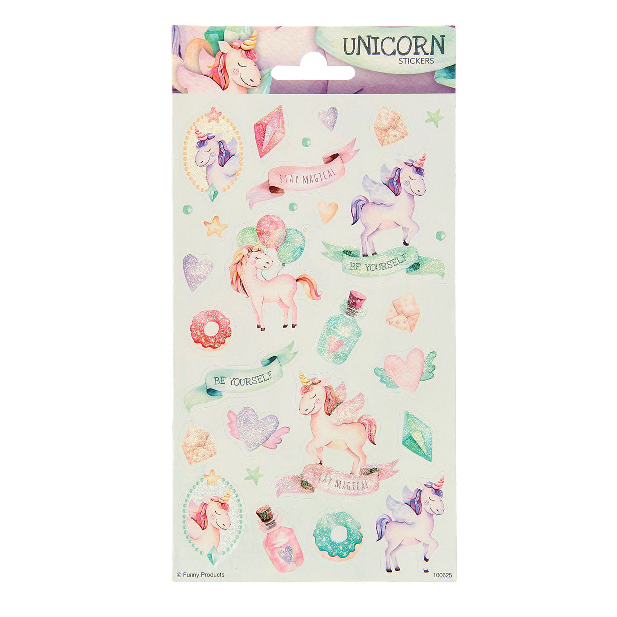 Totum stickervel twinkle - eenhoorns
