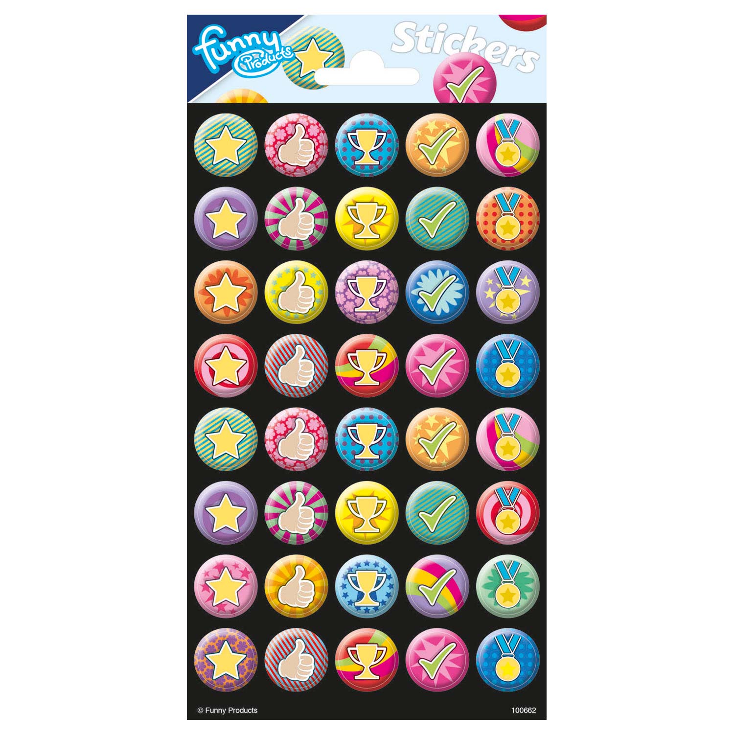 Alle stickers op een rij