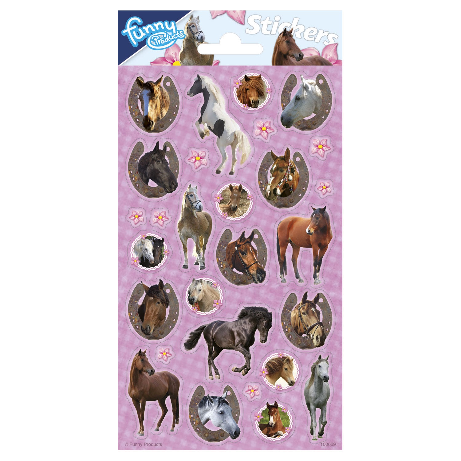 Creative craft group stickervel paarden