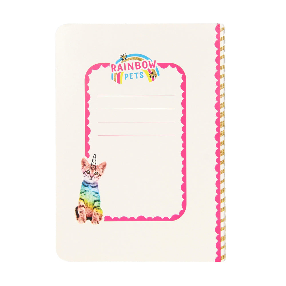 Totum regenbooghuisdieren - sticky notes boekje kat