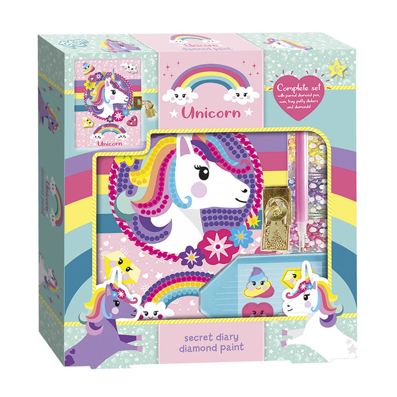 Totum diamond painting dagboek met slot