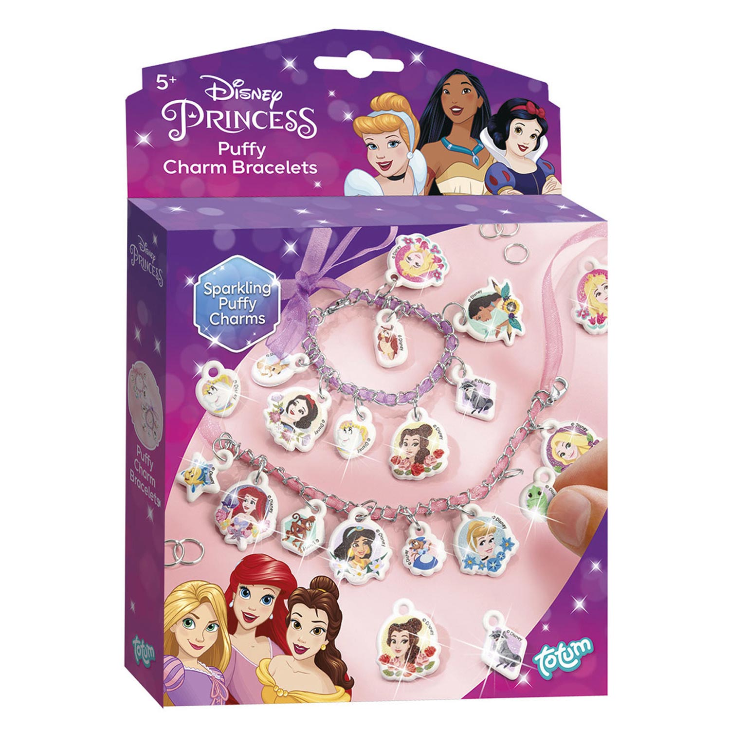 Totum disney prinses - gezwollen bedarmbandjes
