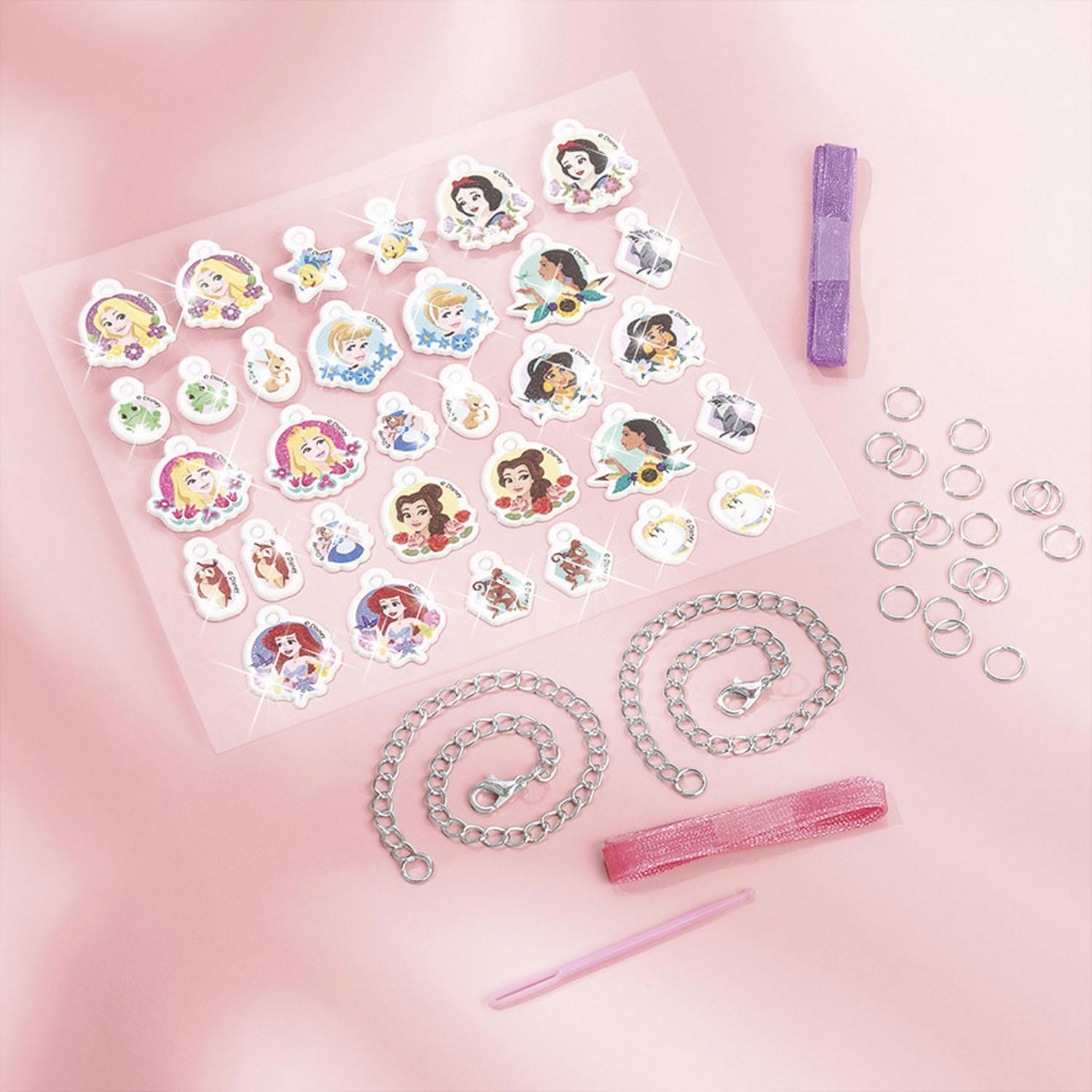 Totum disney princess - puffy bedelarmbandjes