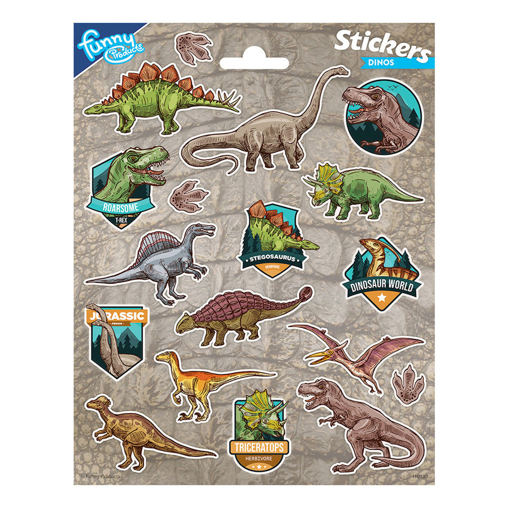 Stickervel Dinosaurus, 18e eeuw.