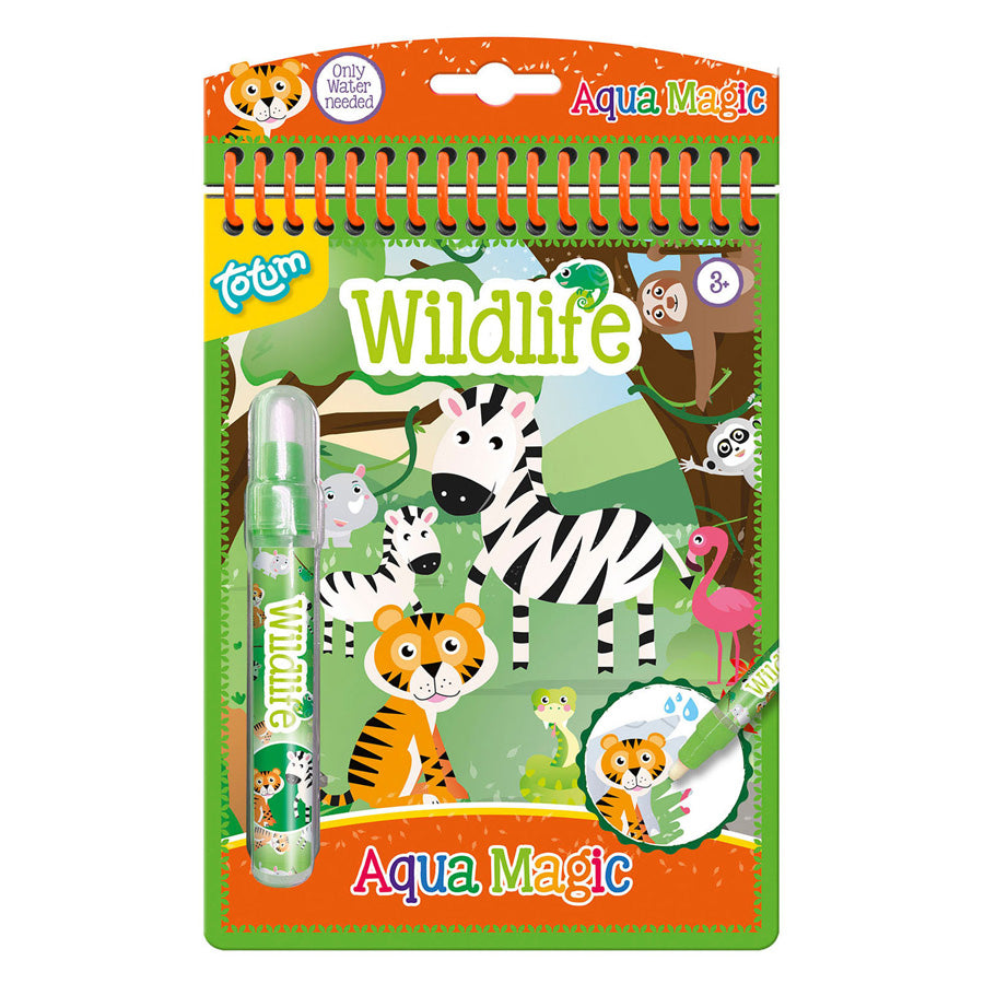 Totum aqua magic wild life water kleurboek