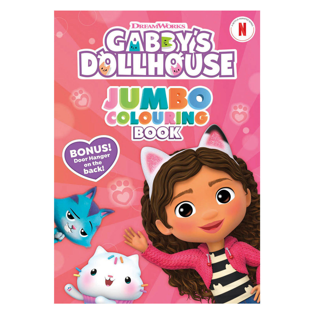 Totum gabby's poppenhuis jumbo kleurboek