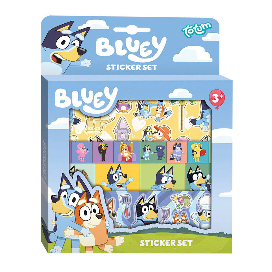 Totum blauwe stickerset