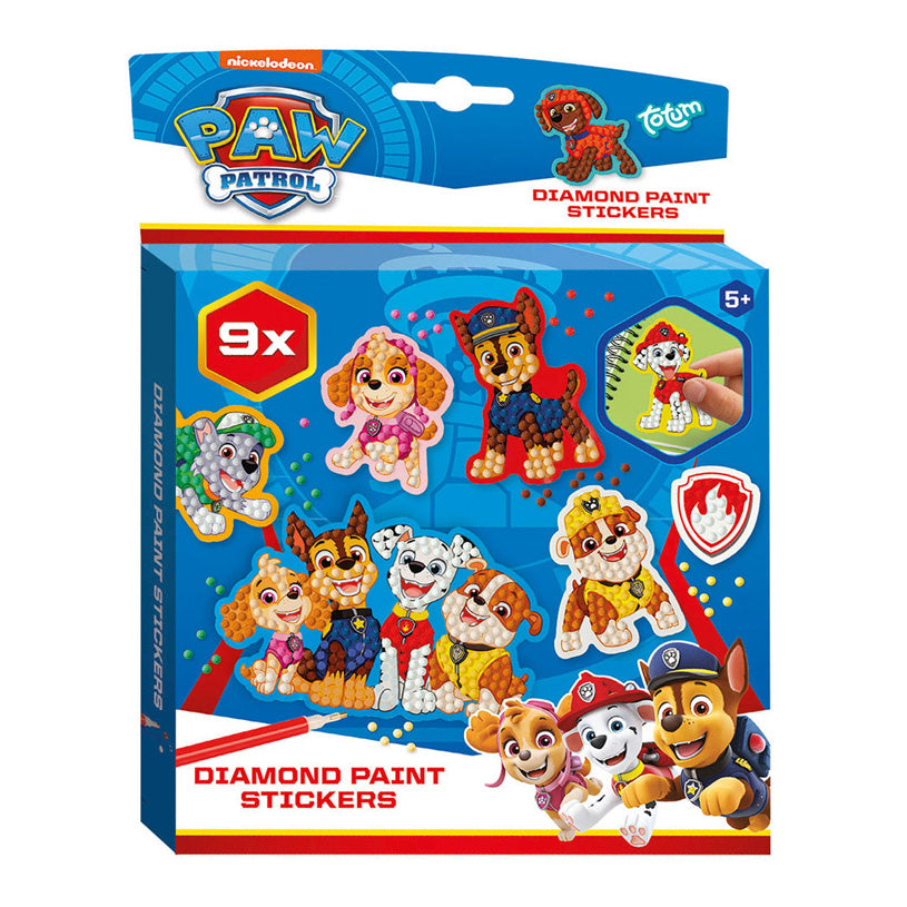 Totum Paw Partol diamant schilderij stickers knutselset