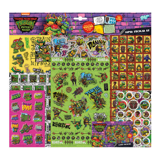 Totum tienerninjaschildpadden stickerset xl