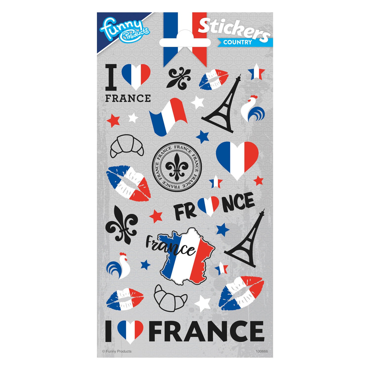 Totum stickervel frankrijk