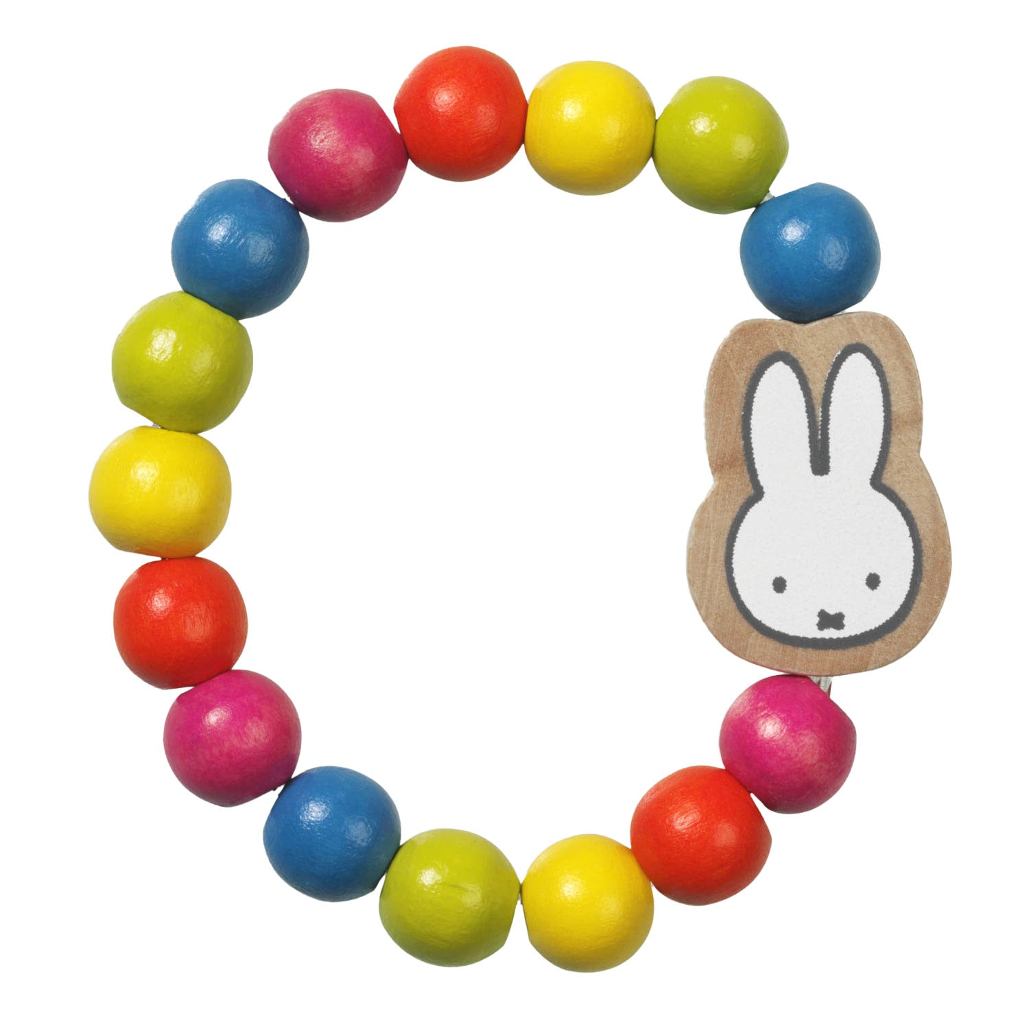 Bambolino speelgoed houten kralen armband nijntje