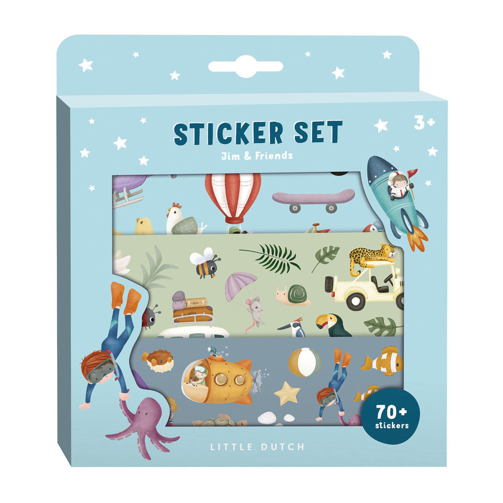 Little dutch jim friends stickerset