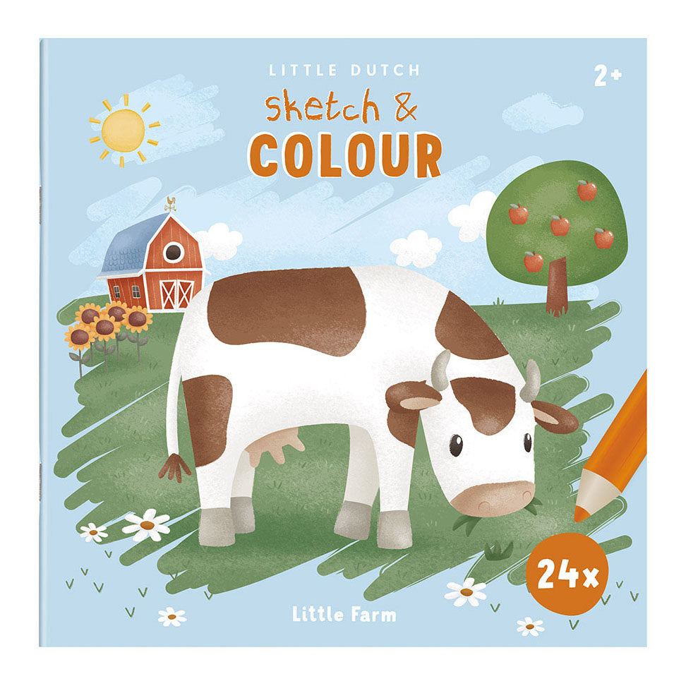 Little Dutch kleurboek kleine boerderij