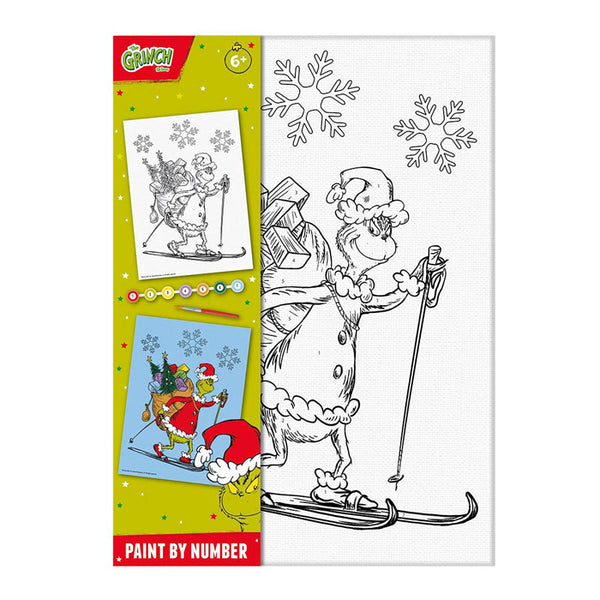 Creative craft group canvas schilderen op nummer grinch