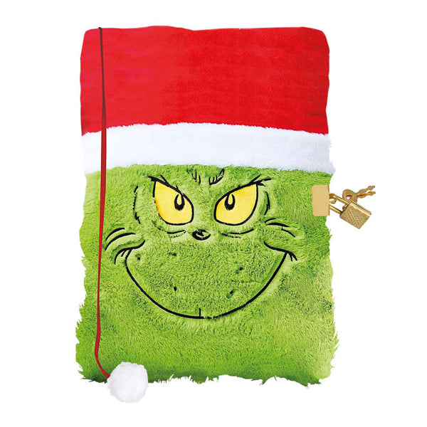 Totum pluizig notitieboek grinch