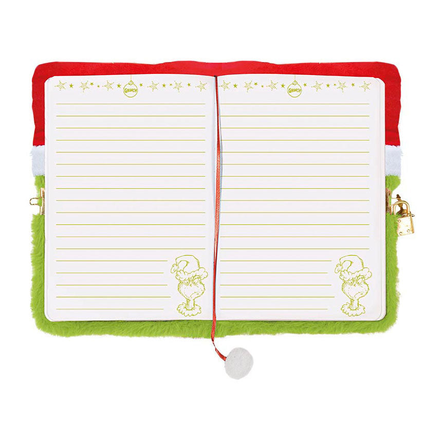 Totum pluizig notitieboek grinch