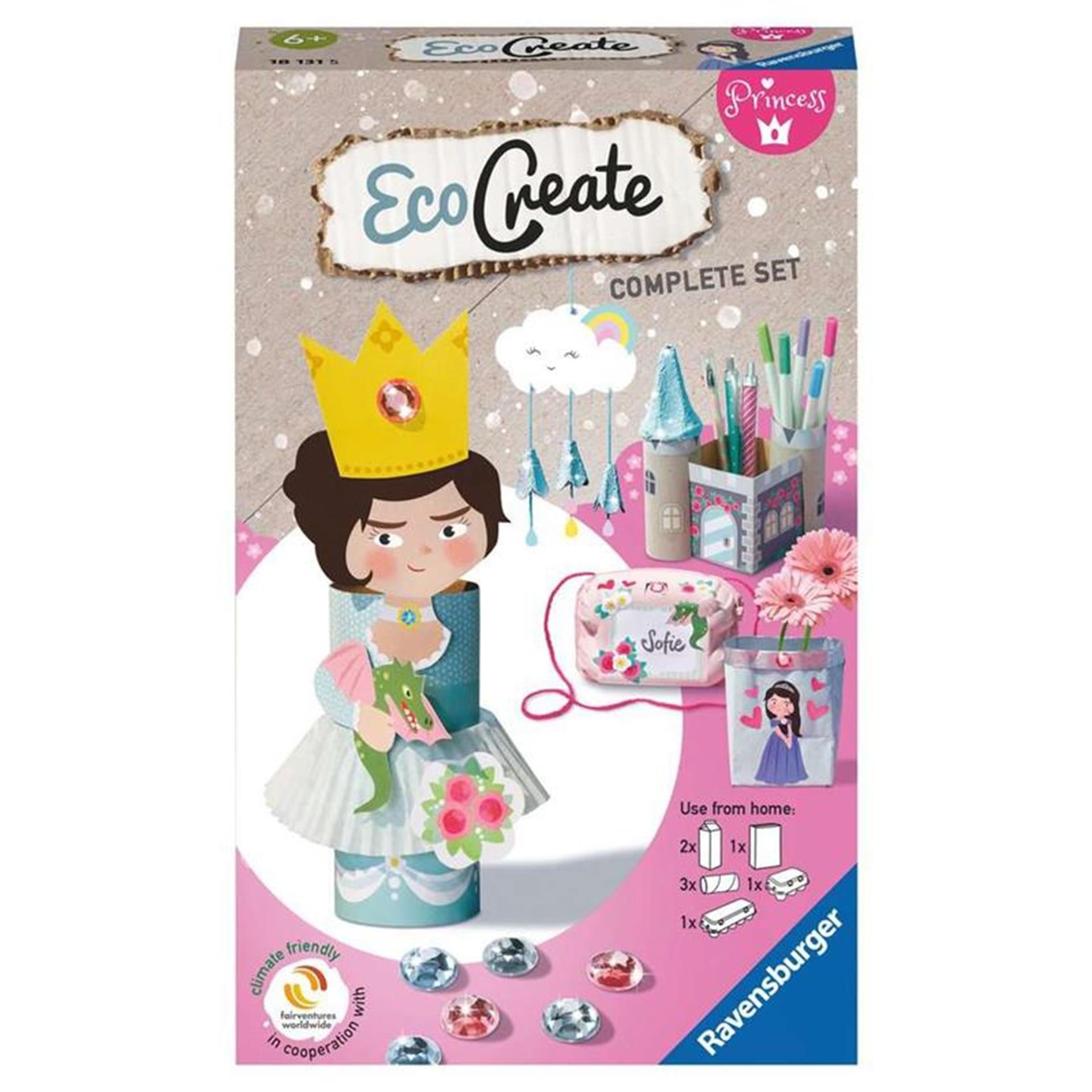 Ravensburger eco create hobbyset mini prinsessen