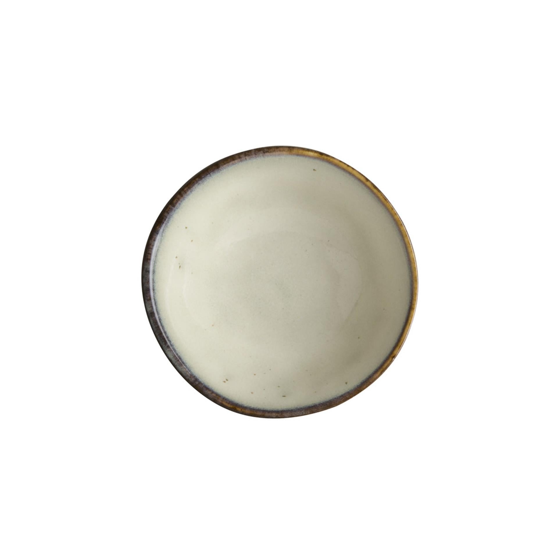 Dutch rose organic kom 8cm creme 6 stuks