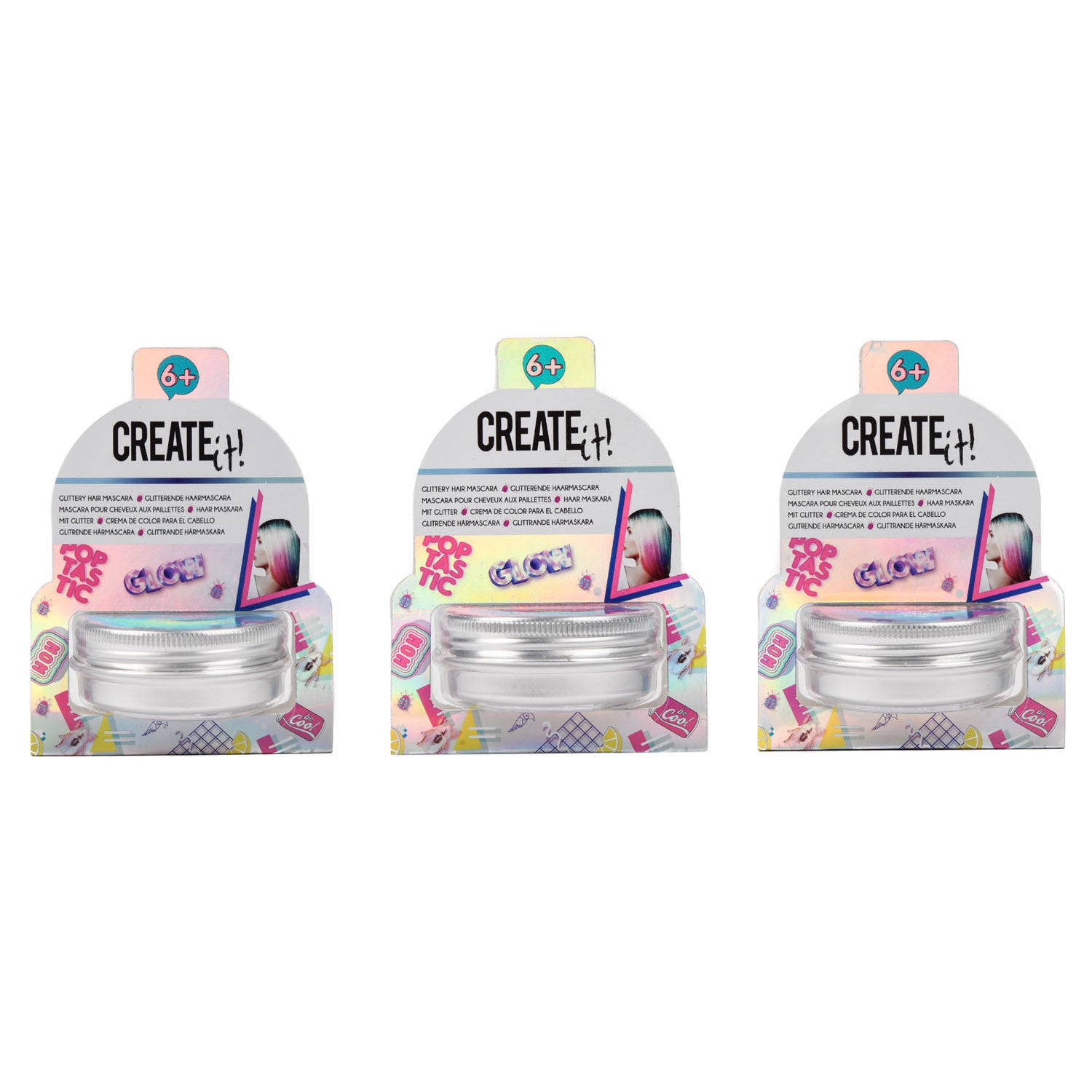 Creëer het! Poptastische Glitter Haarmascara