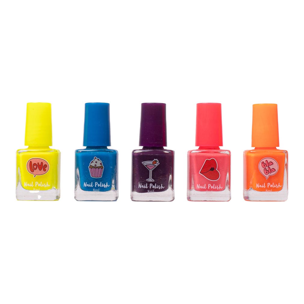 Creëer het! Beauty Nagellak Neon, 5st.